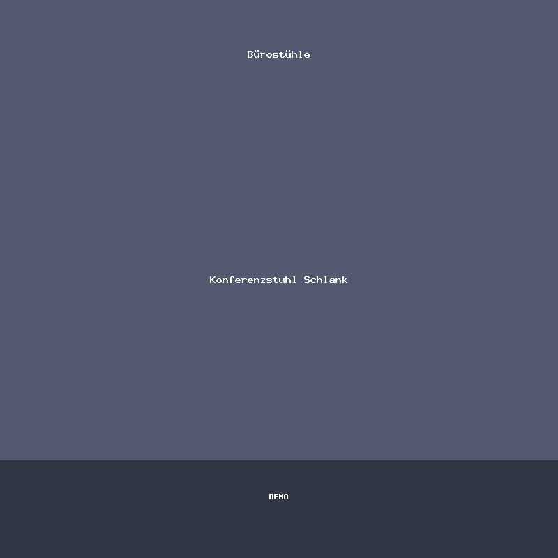 Konferenzstuhl Schlank