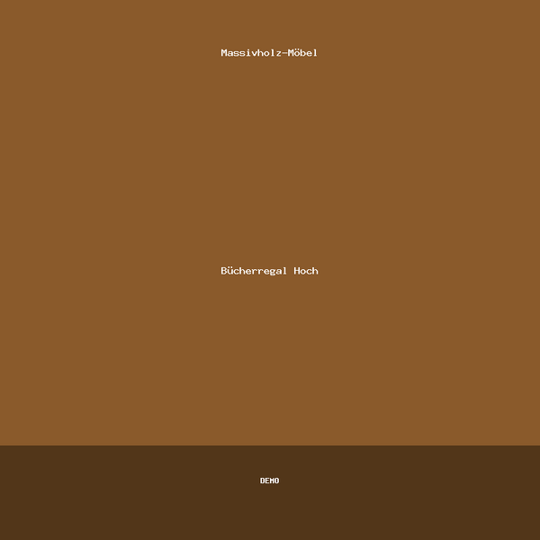 Bücherregal Hoch