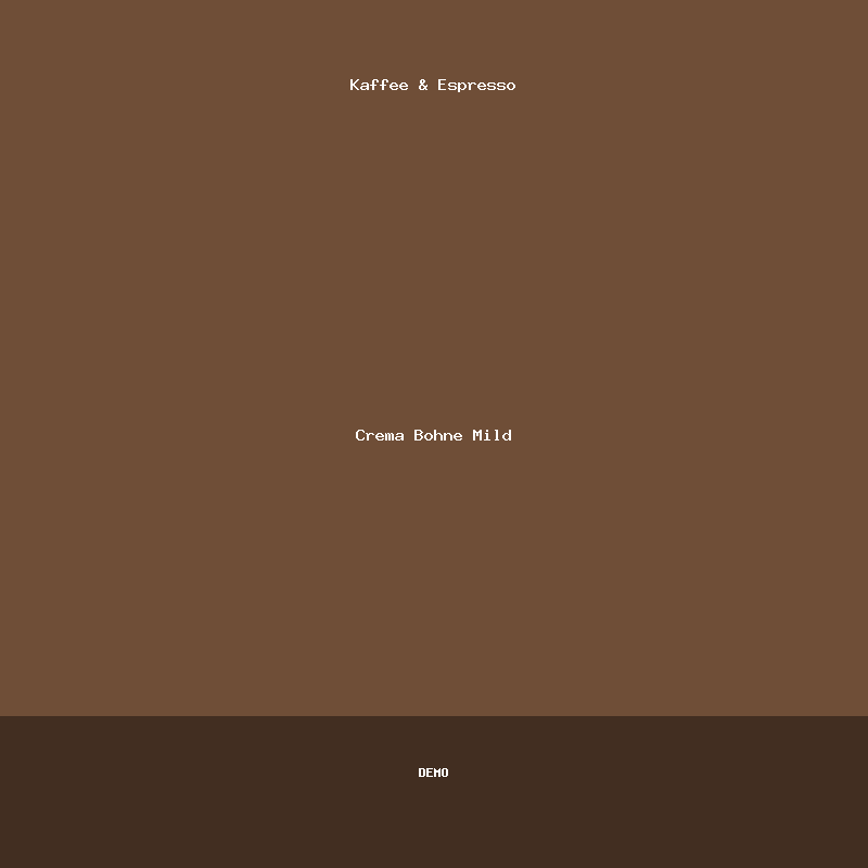 Crema Bohne Mild