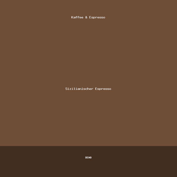 Sizilianischer Espresso