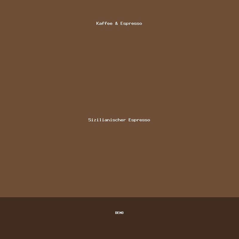 Sizilianischer Espresso