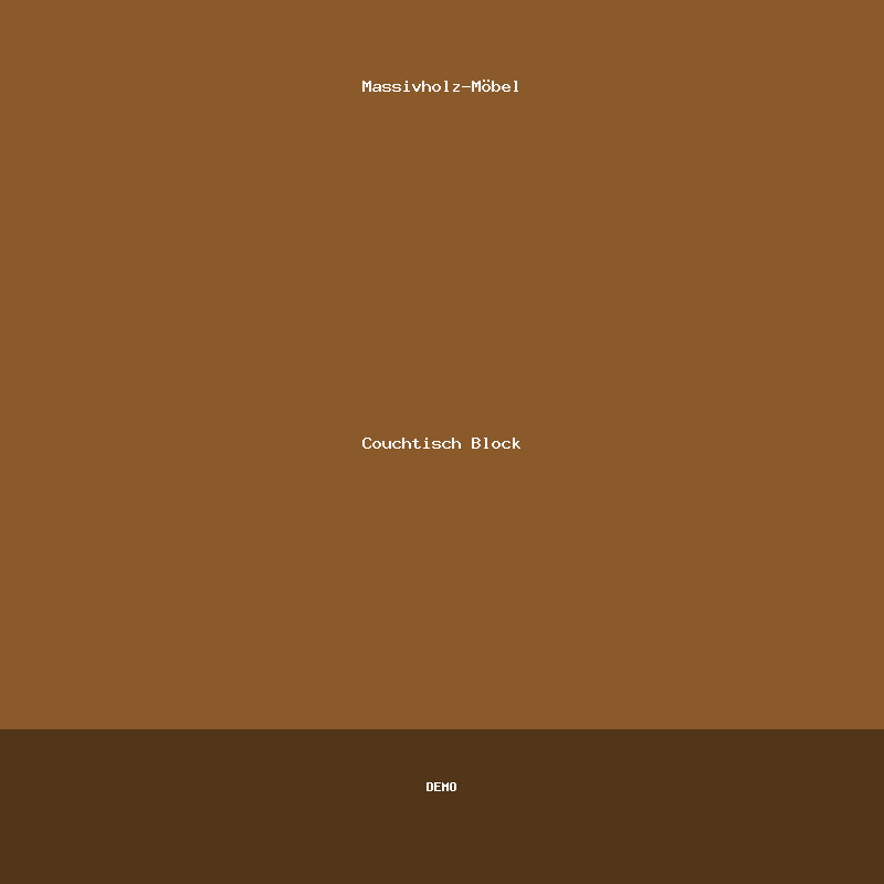 Couchtisch Block
